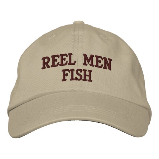 Brodée Casquette brodé Reel Men (Devant)