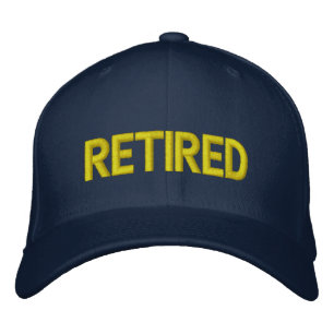 Brodée Casquette brodé retraité