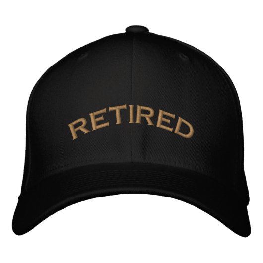 Brodée Casquette brodé retraité (Devant)