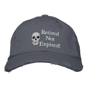 Brodée Casquette Brodé Retraité Non Expiré