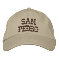 Casquette brodé San Pedro Casquette réglable