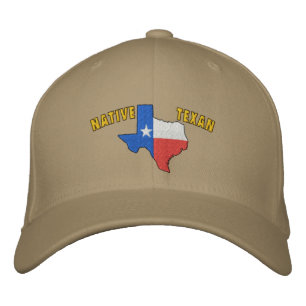 Brodée Casquette brodé Texan d'origine