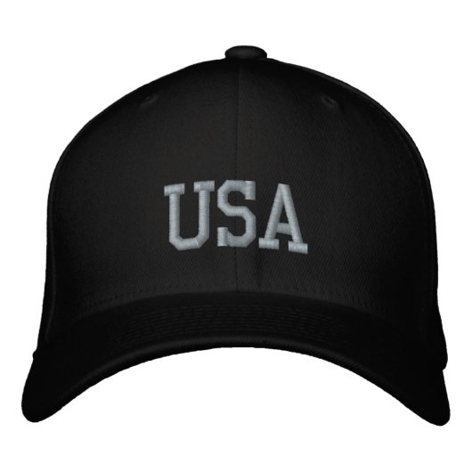 Brodée Casquette brodé USA (Devant)
