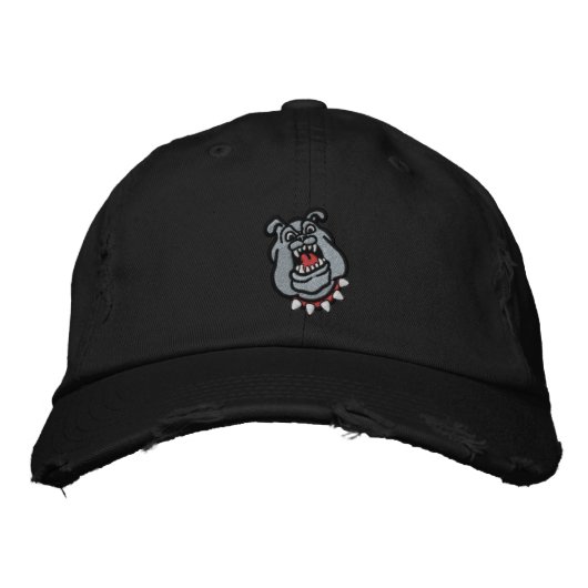 Brodée Casquette Bulldog (Devant)