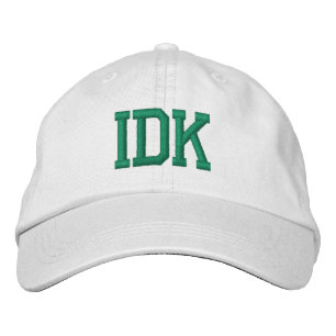 BRODÉE CASQUETTE CASQUETTE IDK USA
