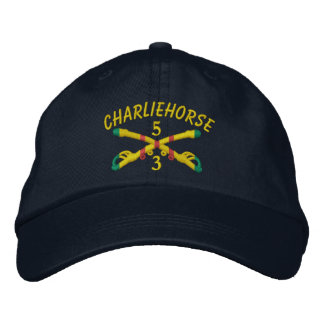 Brodée Casquette Charliehorse 3/5e Cavalry VSM Crossed Sa