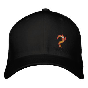 Brodée Casquette convenable de FireWhat avec le noir sur