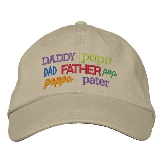 Brodée Casquette cool pour papa (Devant)