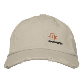 Brodée Casquette croustillant de ville de spatule