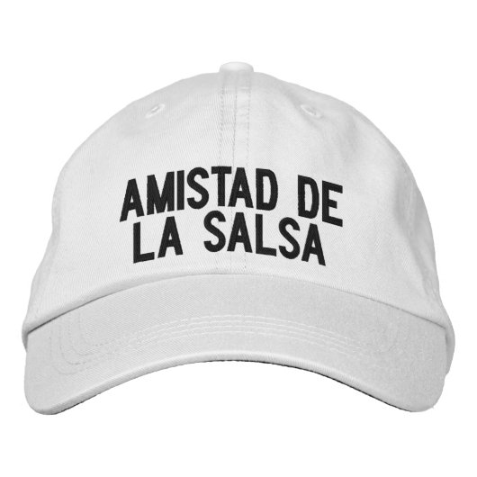 Brodée Casquette d' Amistad de la Salsa (Devant)