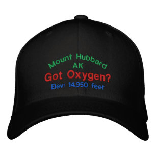 Brodée Casquette d'altitude de Hubbard Alaska de bâti