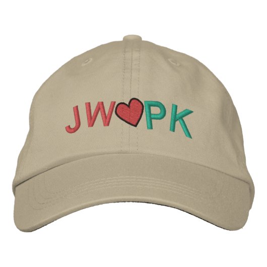Brodée Casquette d'amour par SRF (Devant)