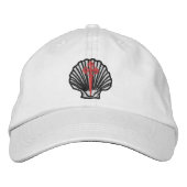 Brodée Casquette de balle Camino Shell (Devant)