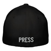 Brodée Casquette de balle de presse (Dos)