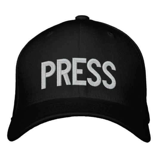 Brodée Casquette de balle de presse (Devant)