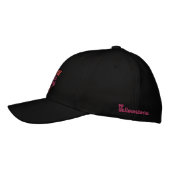 Brodée Casquette de base-ball brodé à la pêche à la mouch (Gauche)