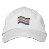 Brodée Casquette de base-ball brodé avec drapeau de la fi (Devant)