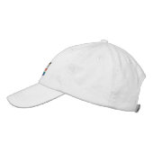Brodée Casquette de base-ball brodé avec drapeau de la fi (Gauche)