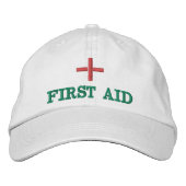 Brodée Casquette de base-ball brodé de premiers secours R (Devant)