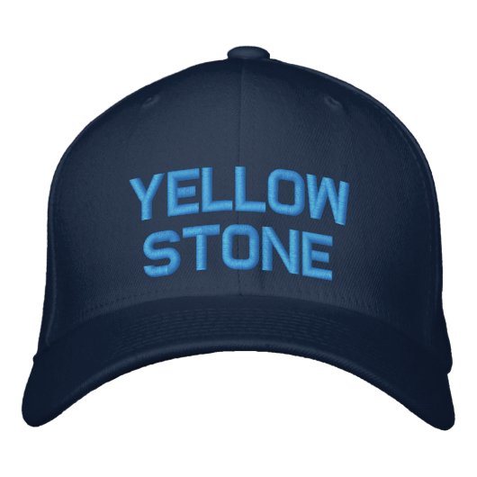 Brodée Casquette de base-ball brodé de Yellowstone (Devant)