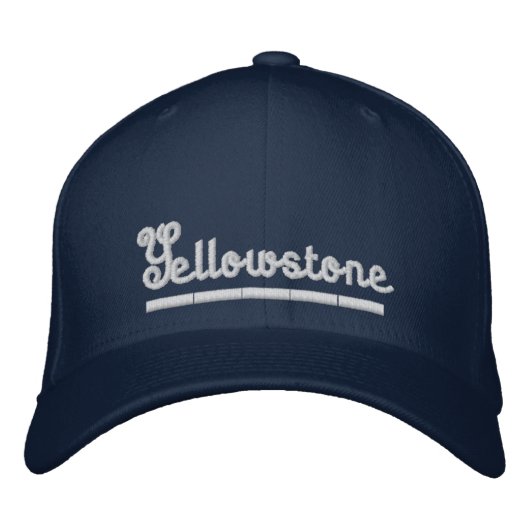 Brodée Casquette de base-ball brodé de Yellowstone (Devant)