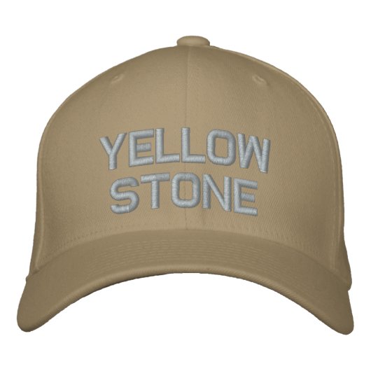 Brodée Casquette de base-ball brodé de Yellowstone (Devant)