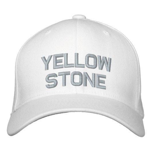 Brodée Casquette de base-ball brodé de Yellowstone (Devant)