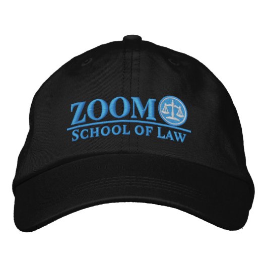 Brodée Casquette de base-ball de l'école de droit Zoom (Devant)
