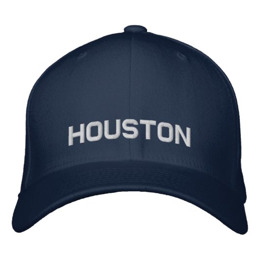 Brodée Casquette de base-ball Houston ajustable brodé (Devant)