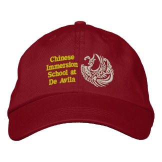 Brodée CASQUETTE de baseball adulte de l'CEI - Rouge