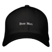 Brodée Casquette de baseball Bass Man Fish More (Devant)