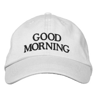 Brodée Casquette de baseball - Bonjour