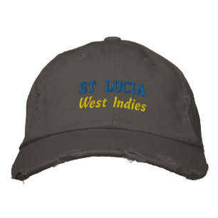 Brodée Casquette de baseball brodé à Sainte-Lucie