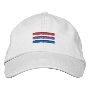 Brodée Casquette de baseball brodé Bi Pride