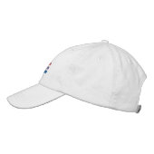 Brodée Casquette de baseball brodé Bi Pride (Gauche)