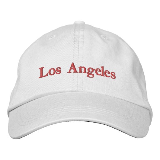 Brodée Casquette de baseball brodé de Los Angeles (Devant)