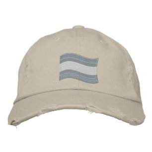 Brodée Casquette de baseball brodé du drapeau de la Trans