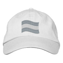Casquette de baseball brodé du drapeau de la Trans