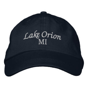 Brodée Casquette de baseball brodé du lac Orion Michigan