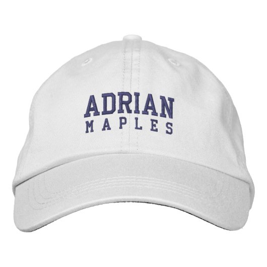 Brodée Casquette de baseball brodé du lycée Adrian (Devant)