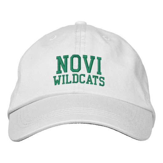 Brodée Casquette de baseball brodé du lycée de Novi (Devant)