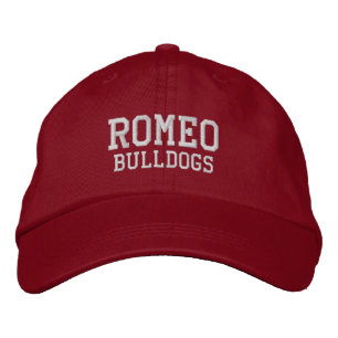 Brodée Casquette de baseball brodé du lycée Romeo