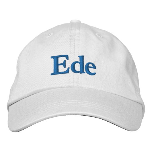 Brodée Casquette de baseball brodé Ede (Devant)