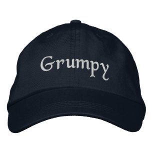 Brodée Casquette de baseball brodé grincheux