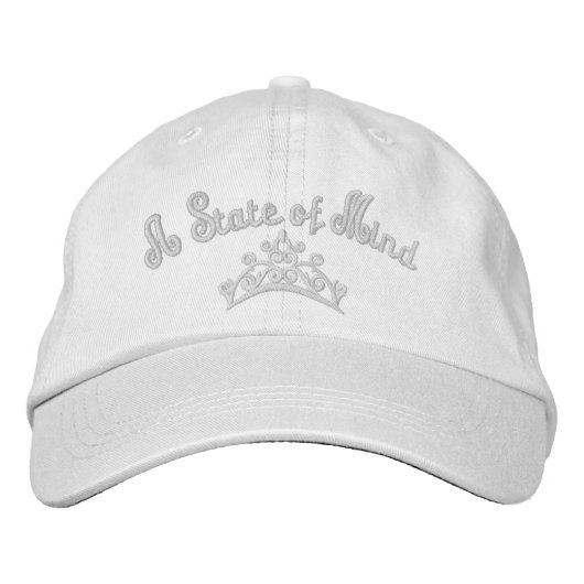 Brodée Casquette de baseball brodé sur mesure (Devant)