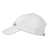 Brodée Casquette de baseball brodé sur mesure (Gauche)