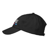 Brodée Casquette de baseball brodé Trans Pride (Gauche)