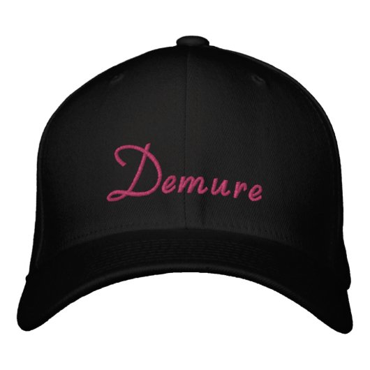 Brodée Casquette de baseball brodé très discret (Devant)