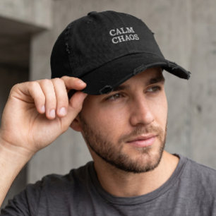 Brodée Casquette de Baseball Calm Chaos - Paradoxe