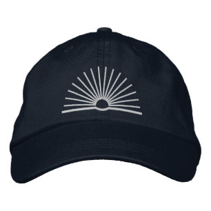 Brodée Casquette de baseball CMEC - marine avec logo blan
